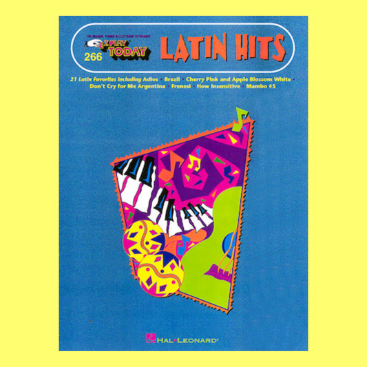 Latin Hits - EZ Play Piano Volume 266 Songbook