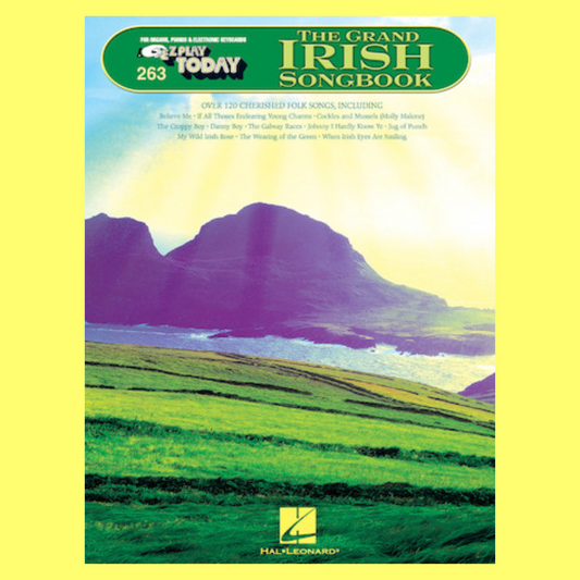 The Grand Irish Songbook - EZ Play Piano Volume 263 Songbook (120 Songs)