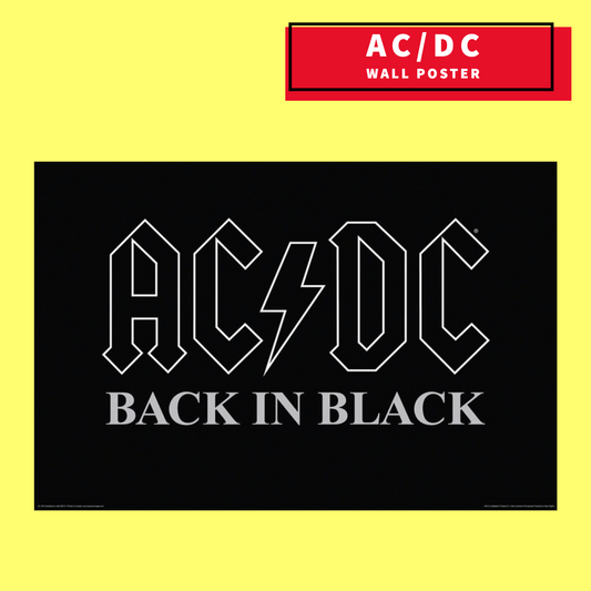 AC/DC - Back In Black Wall Poster