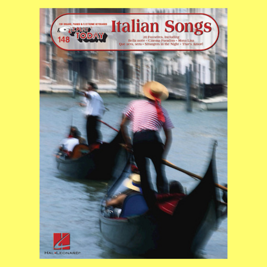 Italian Songs - EZ Play Piano Volume 148 Songbook