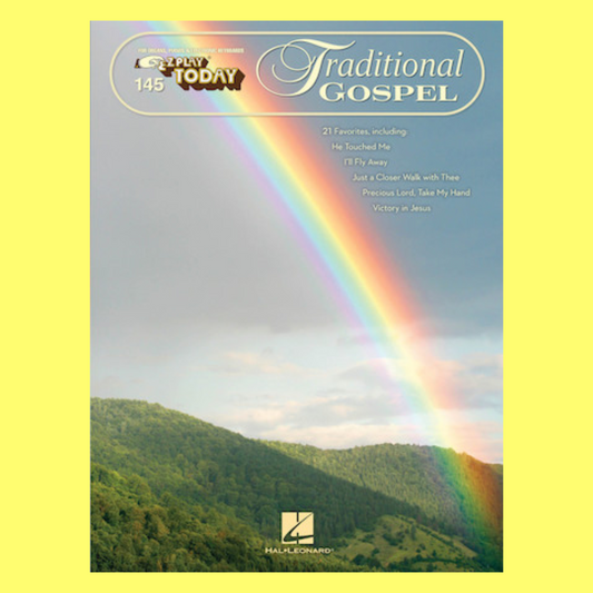 Traditional Gospel - EZ Play Piano Volume 145 Songbook
