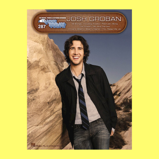 Josh Groban - EZ Play Piano Volume 287 Songbook