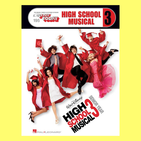 High School Musical 3 - EZ Play Piano Volume 195 Songbook