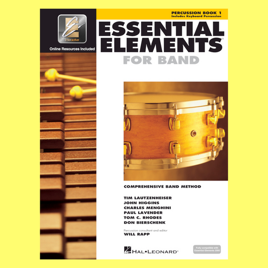 Essential Elements For Band - Percussion & Keyboard Percussion Book 1 (Book & EEi)