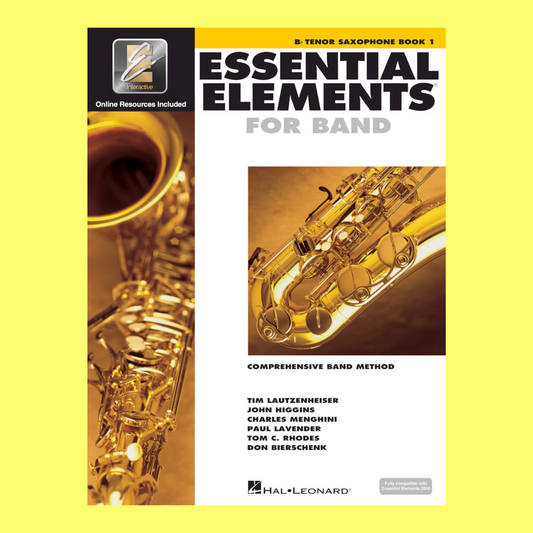 Essential Elements For Band - Tenor Saxophone Book 1 (Book & EEi)