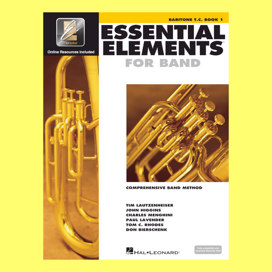 Essential Elements For Band - Baritone Treble Clef Book 1 (Book & EEi)
