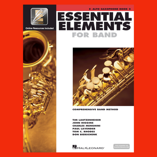 Essential Elements For Band - Alto Saxophone Book 2 (Book & EEi)