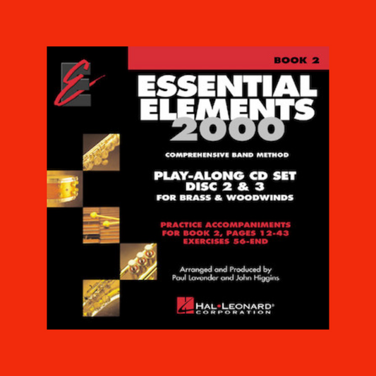 Essential Elements For Band Book 2 - Play Along 2 Cds For Wind/Brass Instruments