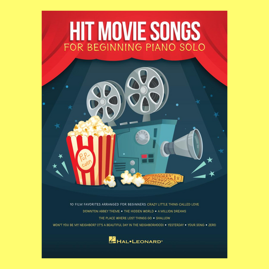 Hit Movie Songs For Beginning Piano Solo Book