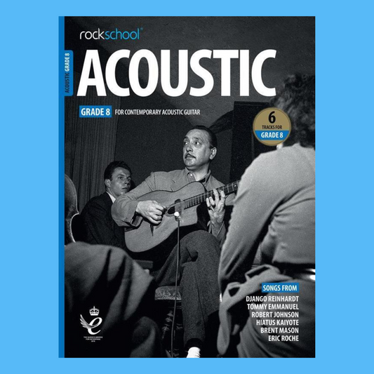 Rockschool Acoustic Guitar Grade 8 Book and Online Audio (2019+)