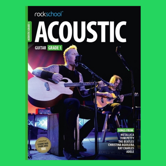 Rockschool Acoustic Guitar - Grade 1 Book & Online Audio (2016+)