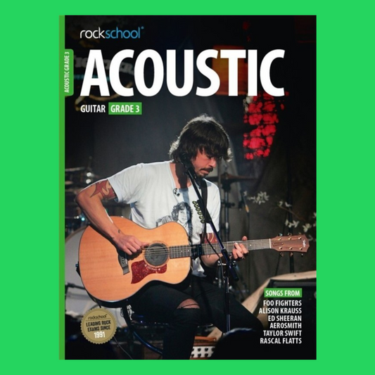 Rockschool Acoustic Guitar - Grade 3 Book & Online Audio (2016+)
