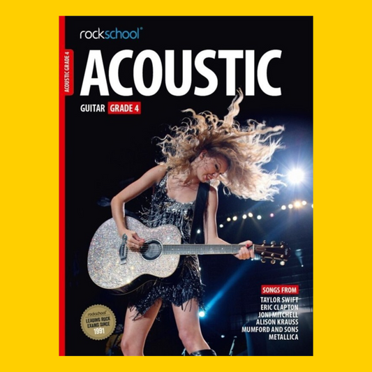 Rockschool Acoustic Guitar - Grade 4 Book & Online Audio (2016+)