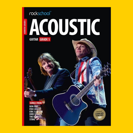 Rockschool Acoustic Guitar - Grade 5 Book & Online Audio (2016+)