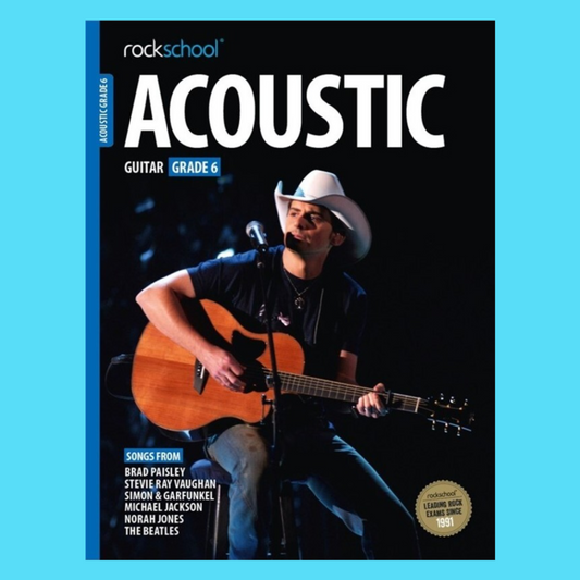 Rockschool Acoustic Guitar - Grade 6 Book & Online Audio (2016+)