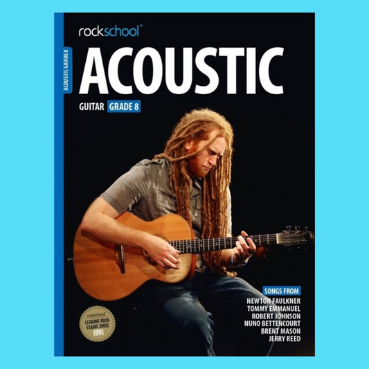 Rockschool Acoustic Guitar - Grade 8 Book & Online Audio (2016+)