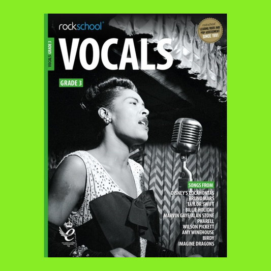Rockschool Vocals - Grade 3 Book/Ola (2021+)