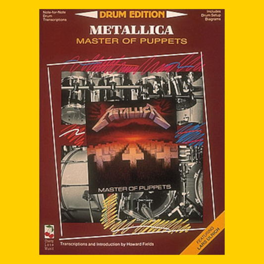 Metallica Master Of Puppets - Drum Edition Book