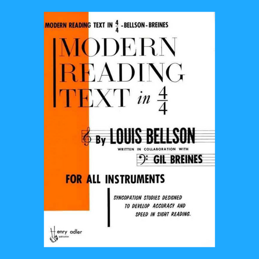 Louis Bellson - Modern Reading Text In 4/4 Book