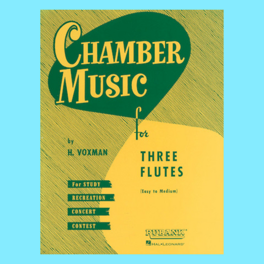 Chamber Music For 3 Flutes Book (Easy To Medium Level)
