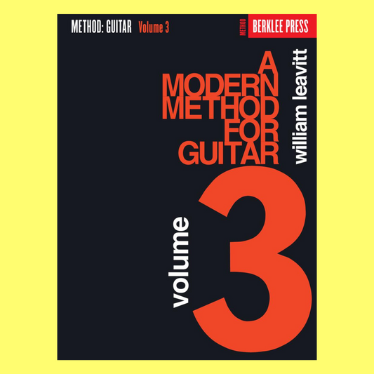 A Modern Method For Guitar - Volume 3 Book