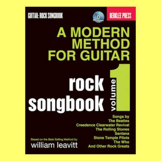 A Modern Method For Guitar - Rock Songbook Book/Cd