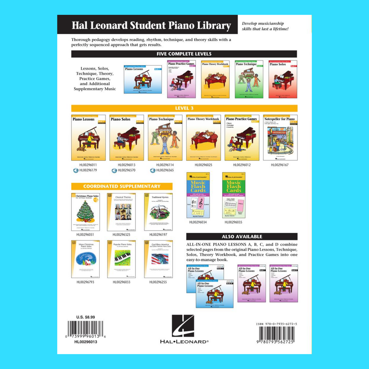 Hal Leonard Student Piano Library - Piano Solos Level 3 Book
