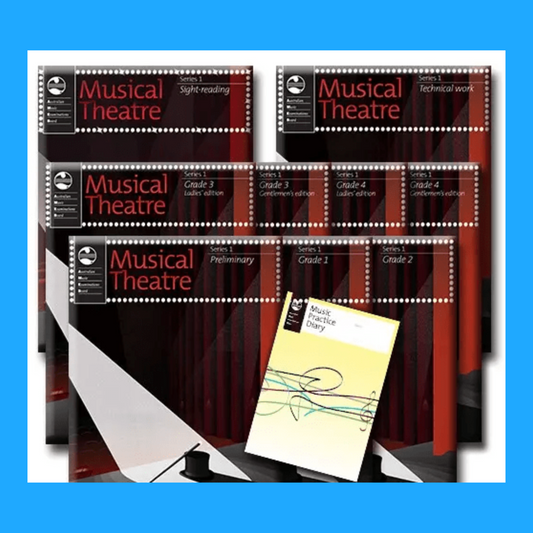 AMEB Musical Theatre Series 1 - Teacher's Bundle (9 Books + Bonus Diary)