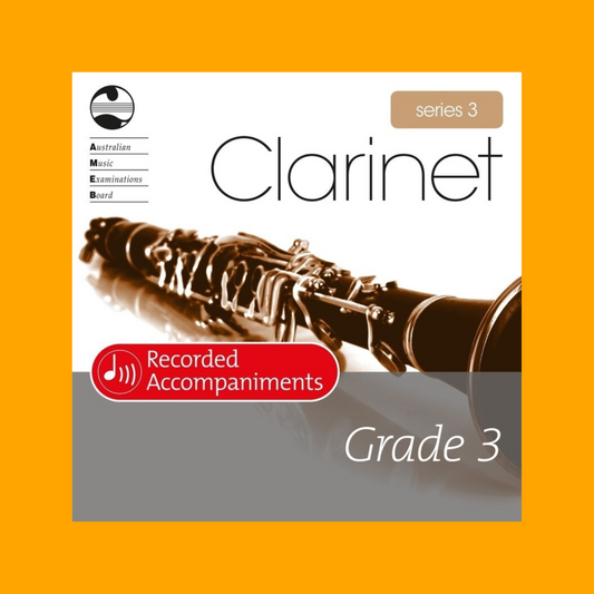 AMEB Clarinet Series 3 - Grade 3 Recorded Accompaniment Cd
