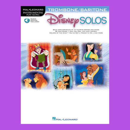 Disney Solos - For Trombone/Baritone Play Along Book/Ola