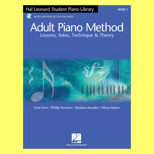 Hal Leonard Adult Piano Method - Book 1 (Book/Ola)