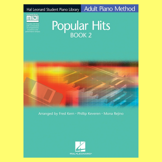 Hal Leonard Student Piano Library- Adult Piano Popular Hits 2 Book/Disk