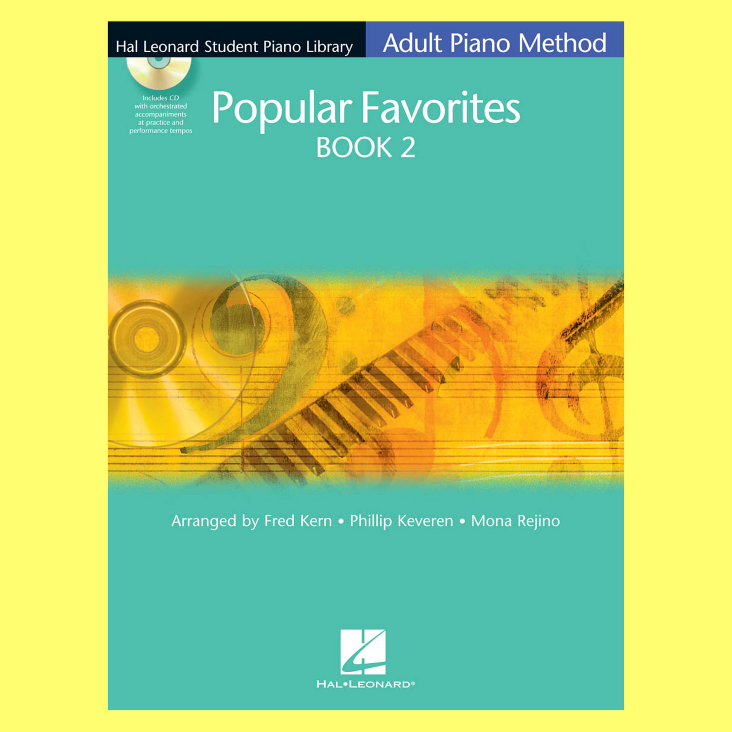 Hal Leonard Student Piano Library - Adult Piano Popular Favorites 2 Book/Cd