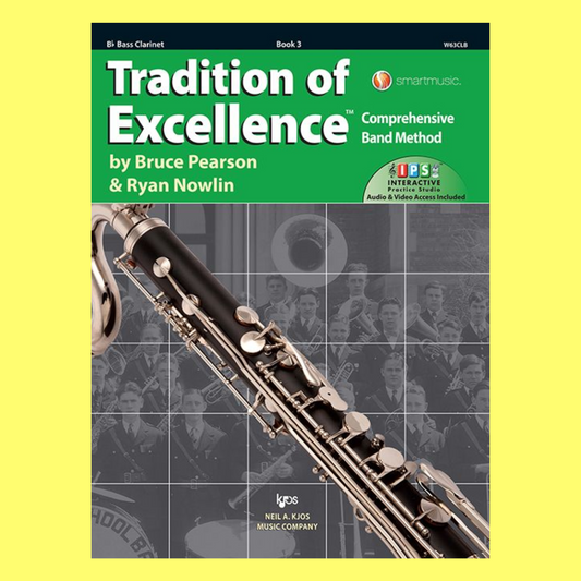 Tradition Of Excellence- Bass Clarinet Book 3 (Book/Ola)