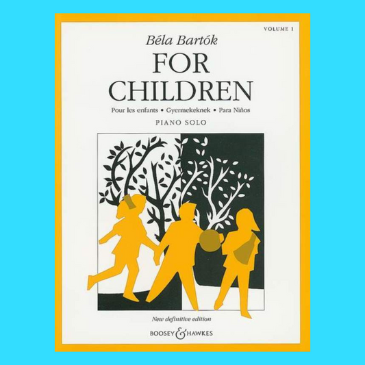 Bela Bartok For Children Volume 1 Piano Songbook (New Edition)