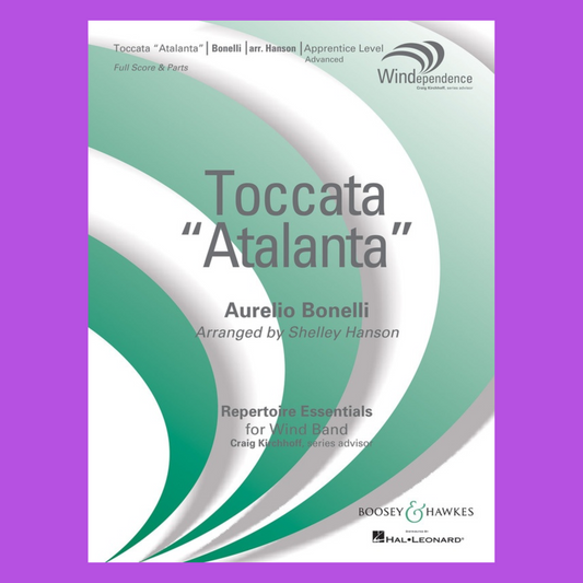 Boosey & Hawkes - Wind Band Toccata "Atalanta" Full Score/Parts Book