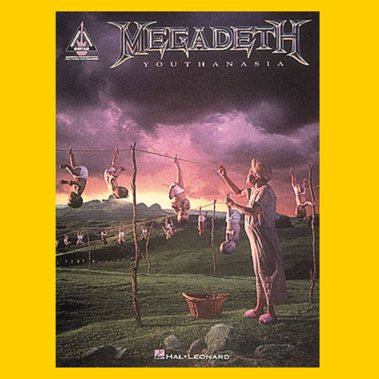 Megadeth - Youthanasia Guitar Tab Book