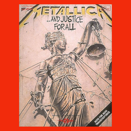 Metallica - And Justice For All Guitar Tab Book