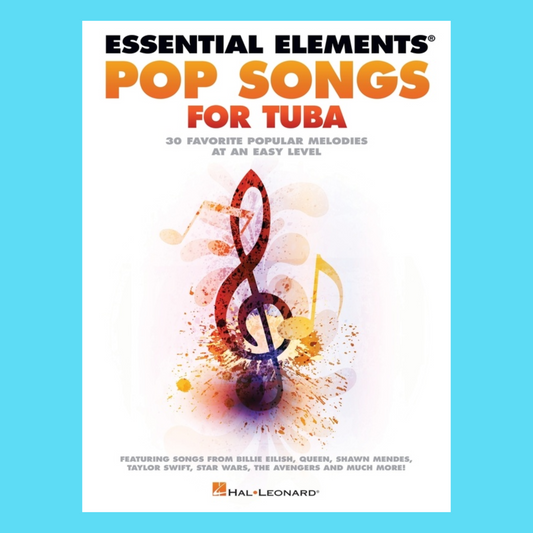 Essential Elements Pop Songs For Tuba Book