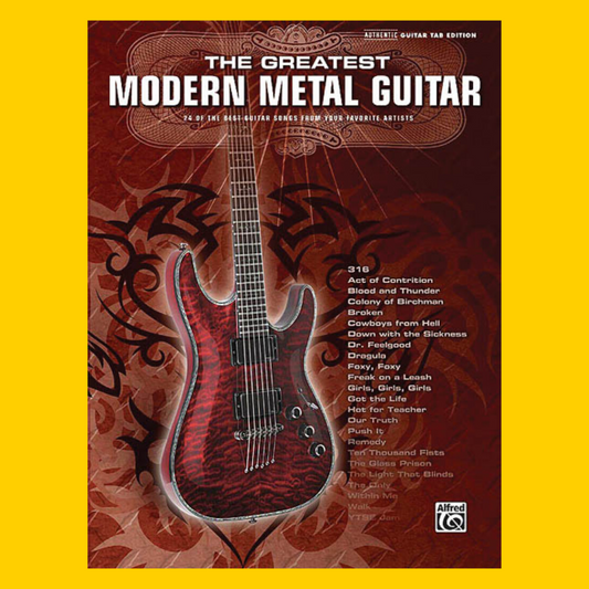 The Greatest Modern Metal Guitar Tab Book