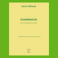 Darius Milhaud - Scaramouche Op 165c For Alto Saxophone & Piano Book
