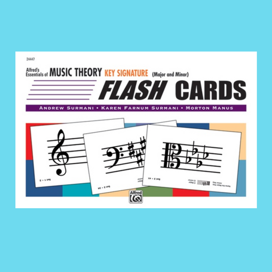 Alfred's Essentials Of Music Theory - Flash Cards (Key Signature)