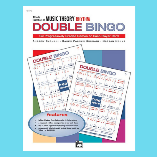 Alfred's Essentials Of Music Theory - Rhythm Double Bingo Book