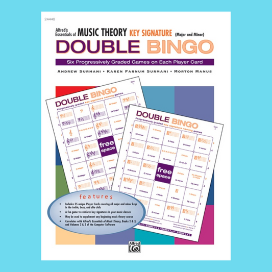Alfred's Essentials Of Music Theory - Key Signature Double Bingo Book
