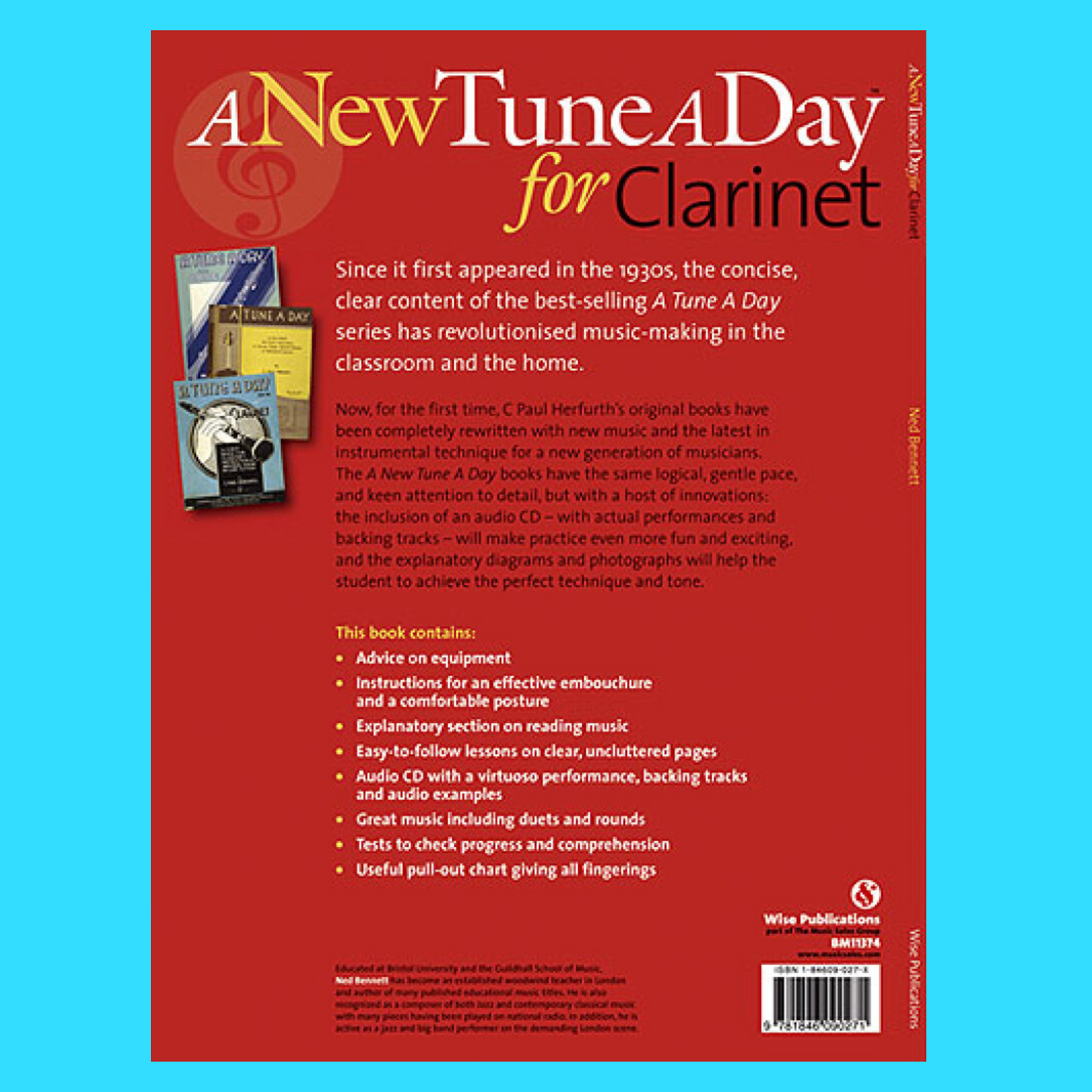 A New Tune A Day - Clarinet Book 1 (Book/Cd)