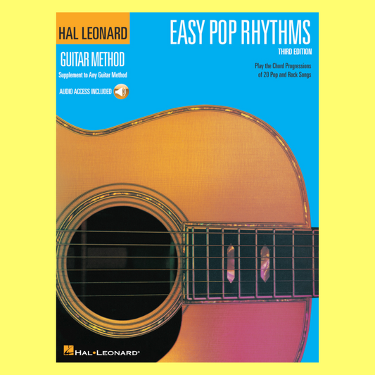 Hal Leonard Guitar Method - Easy Pop Rhythms Book (Book/Ola)