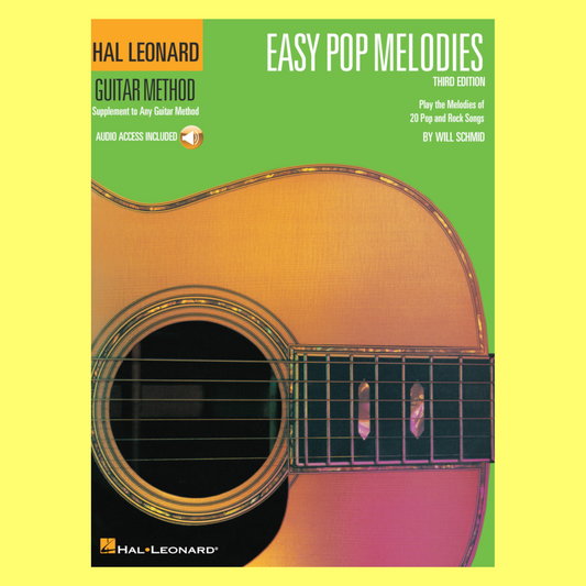 Hal Leonard Guitar Method - Easy Pop Melodies Book 3rd Edition (Book/Ola)