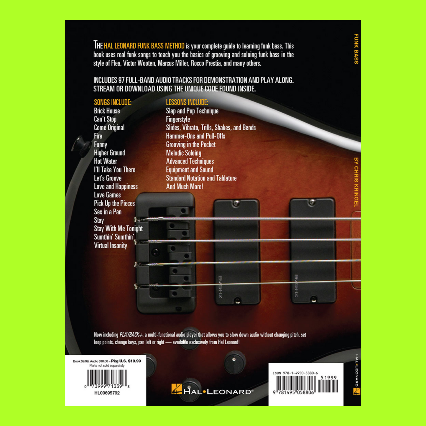 Hal Leonard Bass Method - Funk Bass Book/Ola