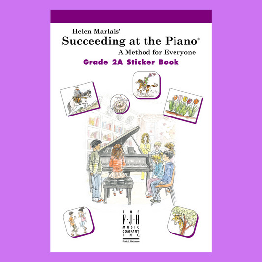 Succeeding At The Piano - Grade 2A Sticker Book