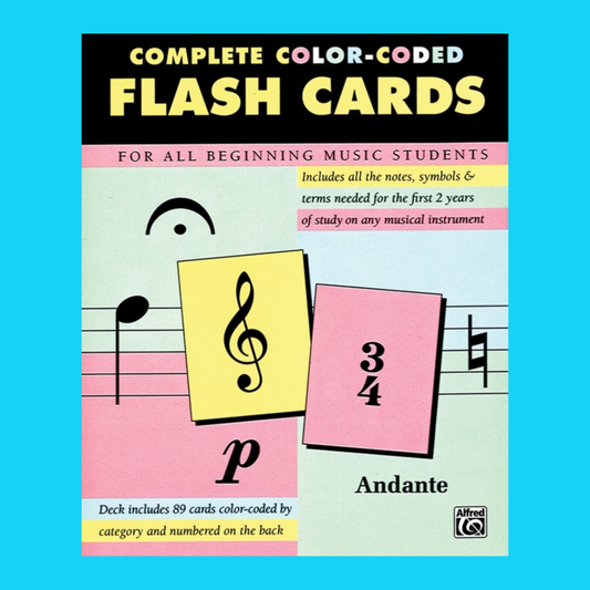 Alfred's Complete Colour Coded Flash Cards - For All Beginning Music Students